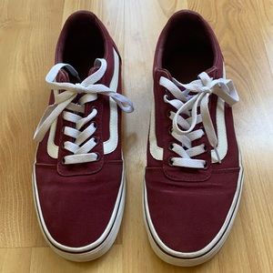 Vans burgundy color